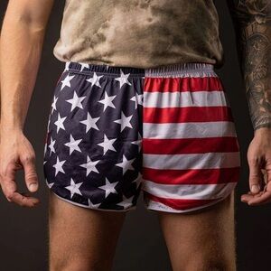 Squared Away American Flag Ranger Panty Shorts